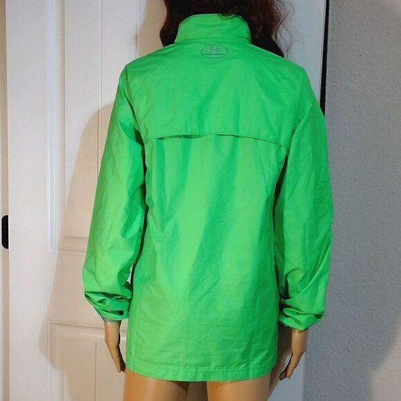 Under Armour Women's Size Small Lime Green Allseason Gear Jacket Dri fit - Picture 3 of 13